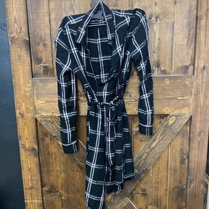 Banana Republic button up flannel dress